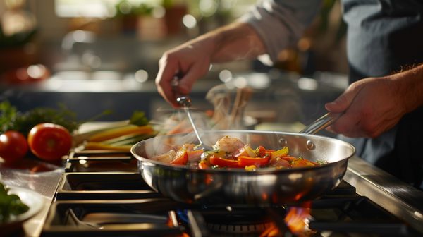 Poêles en inox : durabilité et efficacité en cuisine
